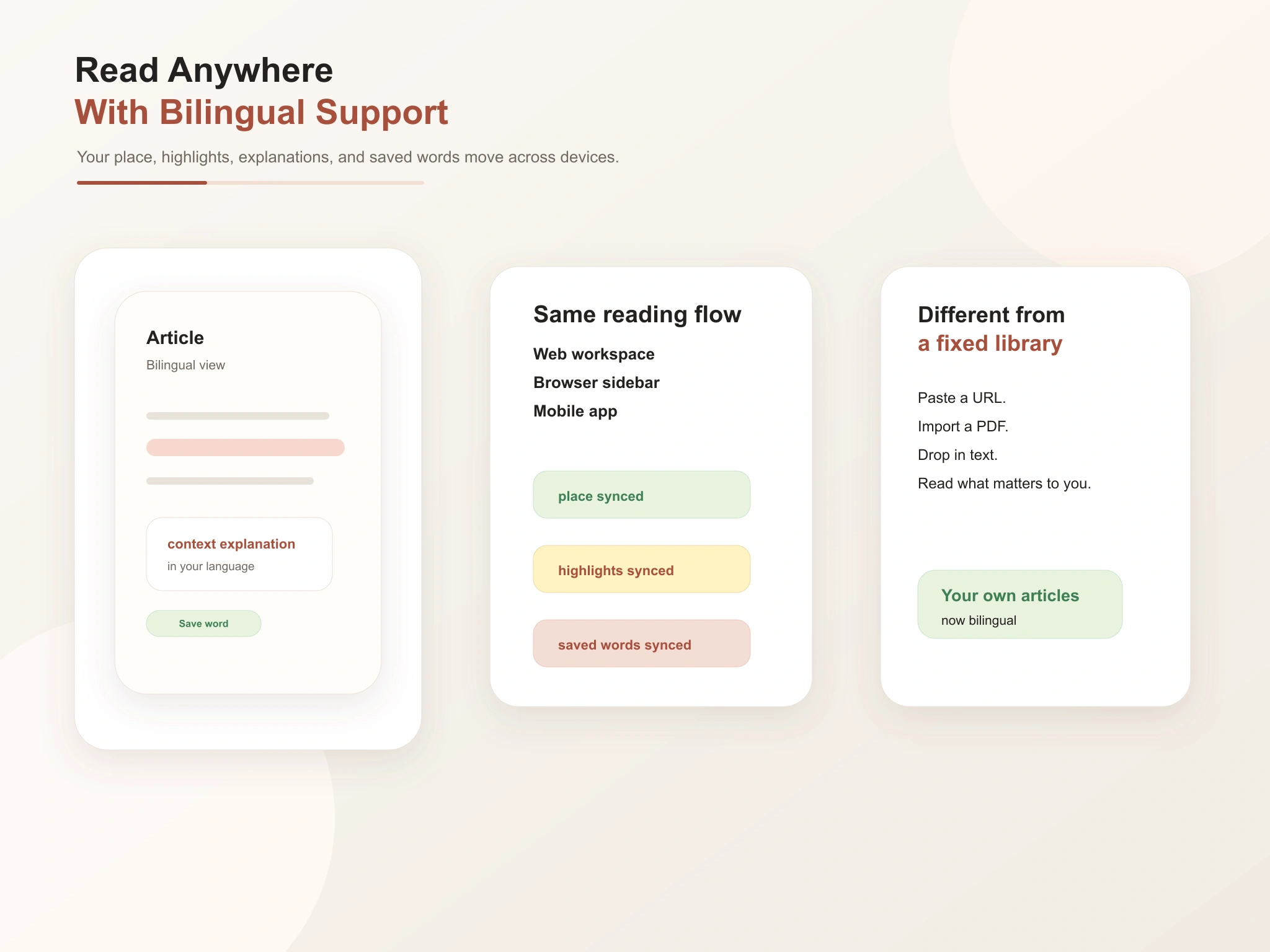 How to Read Articles Bilingually