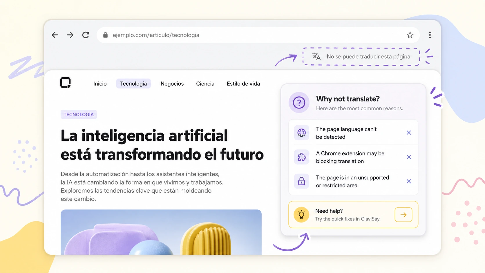 Chrome webpage translation troubleshooting steps and fallback workflow